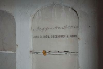 Former Jefferson Davis burial site.. Click for full size. Former Jefferson Davis burial site. image. Click for full size.