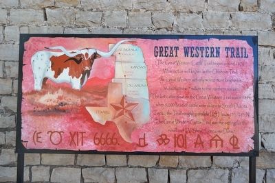 Great Western Trail Marker image. Click for full size.
