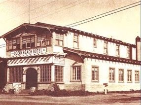 Ocean Beach Hotel in its heyday image. Click for full size.