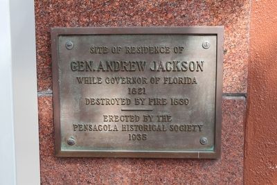 Gen. Andrew Jackson Residence Marker. Click for full size. Gen. Andrew Jackson Residence Marker image. Click for full size.