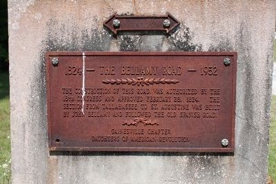 The Bellamy Road Marker. Click for full size. The Bellamy Road Marker image. Click for full size.