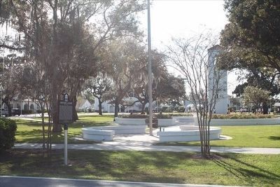 Montverde Academy Marker with part of the campus in the background image. Click for full size.