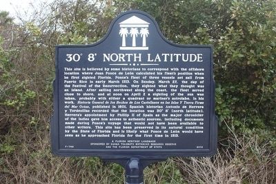 30 8' North Latitude Marker image. Click for full size.