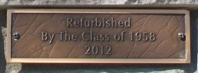 Replica of the Statue of Liberty Refurbishment Marker. Click for full size. Replica of the Statue of Liberty Refurbishment Marker image. Click for full size.