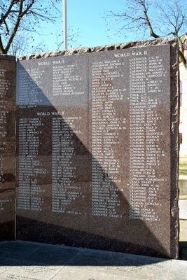 Throckmorton County Veterans Memorial. Click for full size. Throckmorton County Veterans Memorial image. Click for full size.