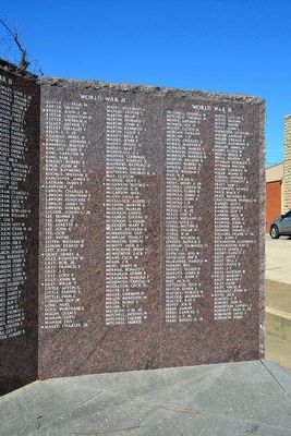Throckmorton County Veterans Memorial image. Click for full size.