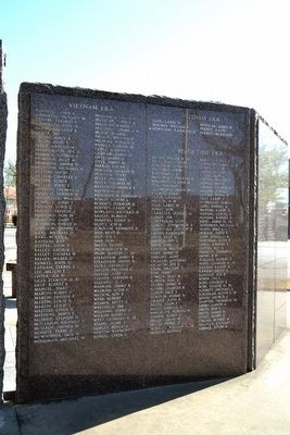 Throckmorton County Veterans Memorial. Click for full size. Throckmorton County Veterans Memorial image. Click for full size.
