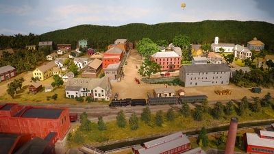 Collinsville model railroad diorama image. Click for full size.