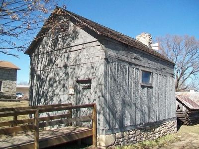 Fort Montgomery Replica and Marker image. Click for full size.
