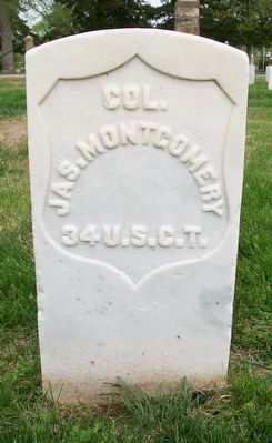 James Montgomery Grave Marker image. Click for full size.