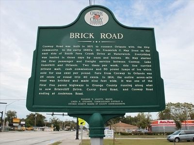 Brick Road Marker image. Click for full size.