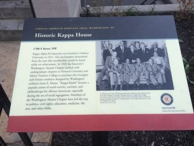 Historic Kappa House Marker image. Click for full size.