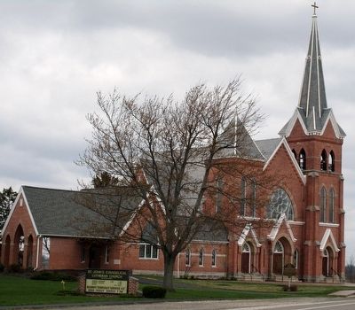St.John’s Evangelical Lutheran Church and School Marker. Click for full size. St.John’s Evangelical Lutheran Church and School Marker image. Click for full size.