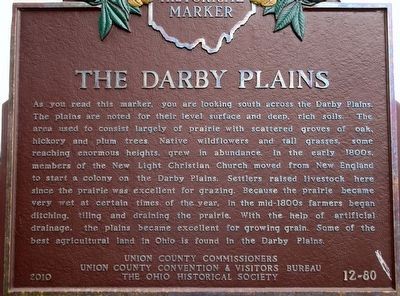 The Darby Plains Marker image. Click for full size.