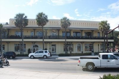 The Plaza Building Marker, next to the door on left. Click for full size. The Plaza Building Marker, next to the door on left image. Click for full size.