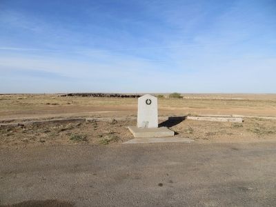 Site of Cator Buffalo Camp Marker. Click for full size. Site of Cator Buffalo Camp Marker image. Click for full size.