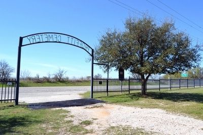 View of US 380 from Proffitt Cemetery image. Click for full size.