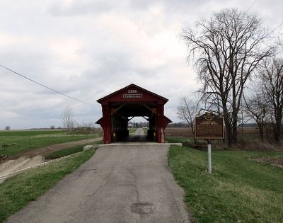 Culbertson Covered Bridge Marker. Click for full size. Culbertson Covered Bridge Marker image. Click for full size.