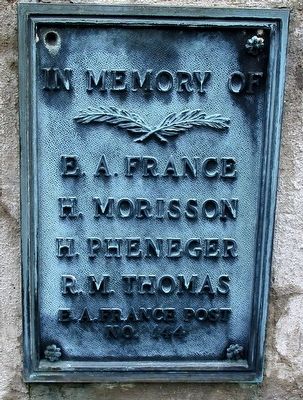 Powell WW I Memorial Marker. Click for full size. Powell WW I Memorial Marker image. Click for full size.