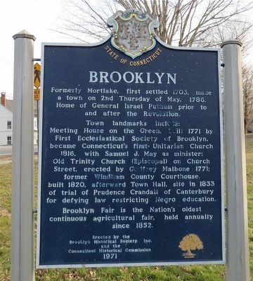 Brooklyn Marker image. Click for full size.