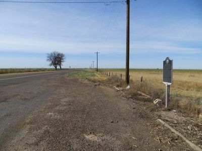 Lindberghs Land at Spearman Marker image. Click for full size.