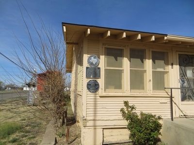 Santa Fe Railroad Stationmaster's House Marker image. Click for full size.