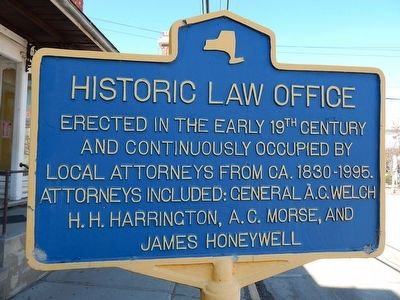 Historic Law Office Marker image. Click for full size.