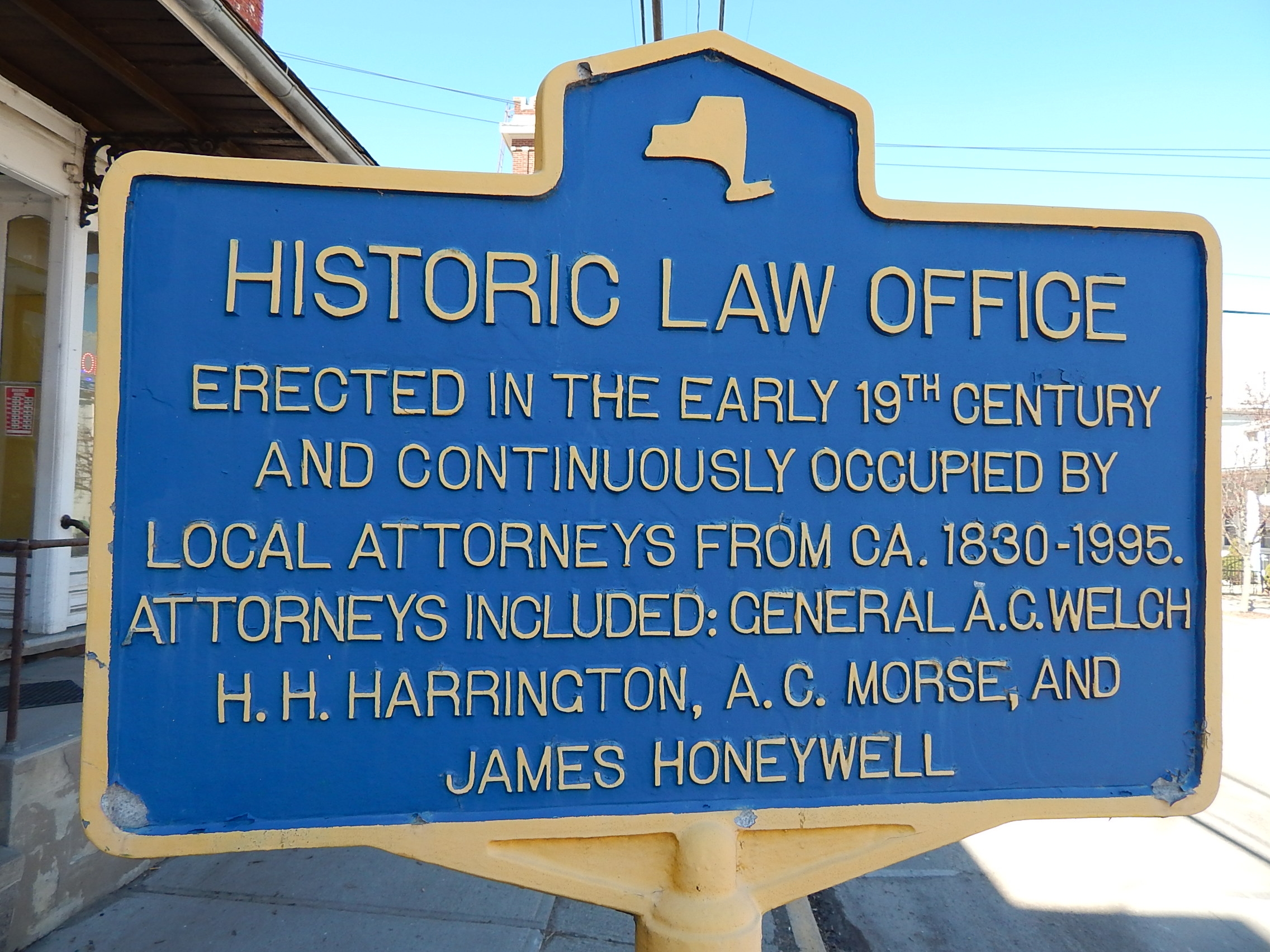 Historic Law Office Marker
