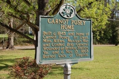 Carnot Posey Home Marker image. Click for full size.