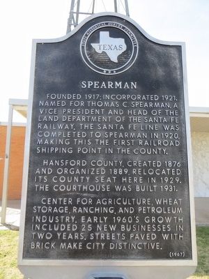 Spearman Marker. Click for full size. Spearman Marker image. Click for full size.