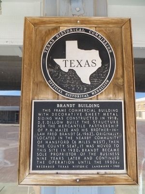 Brandt Building Marker image. Click for full size.