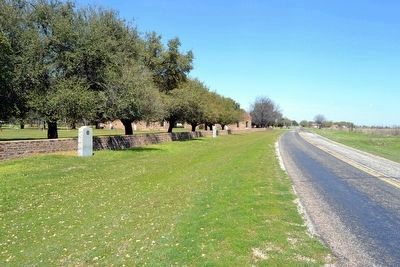 A Military Road and The Butterfield Overland Stages Markers image. Click for full size.
