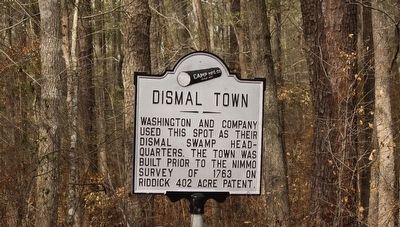 Dismal Town Marker image. Click for full size.