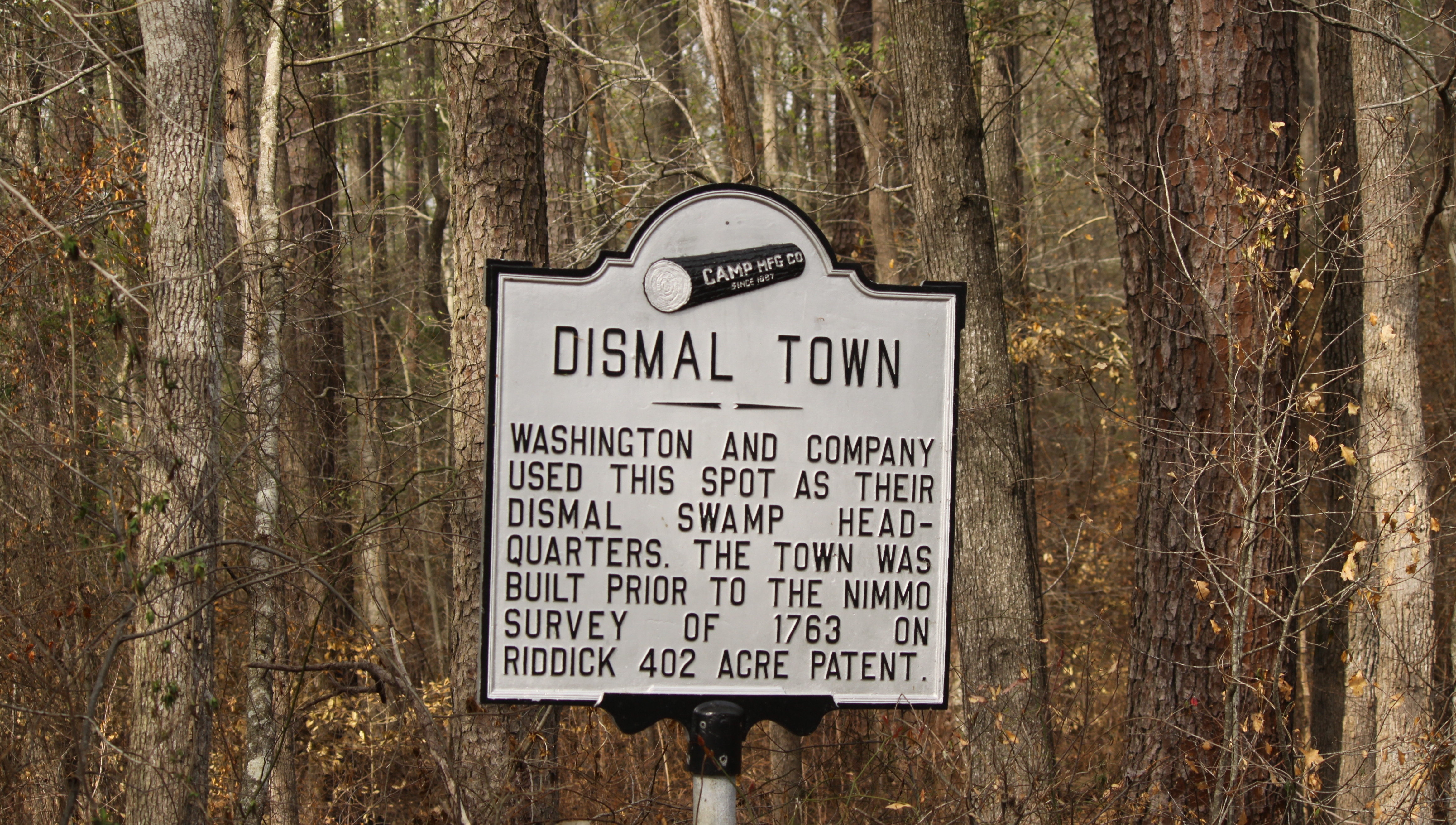 Dismal Town Marker