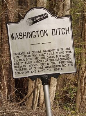 Washington Ditch Marker image. Click for full size.