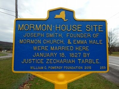 Mormon House Site Marker image. Click for full size.