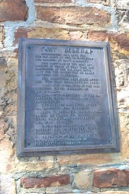 Fort Belknap Marker. Click for full size. Fort Belknap Marker image. Click for full size.