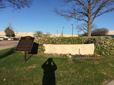 Arlington Downs Racetrack Marker and Fountain. Click for full size. Arlington Downs Racetrack Marker and Fountain image. Click for full size.
