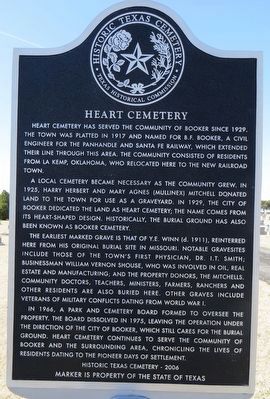 Heart Cemetery Marker. Click for full size. Heart Cemetery Marker image. Click for full size.
