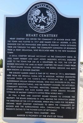 Heart Cemetery Marker image. Click for full size.