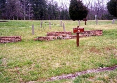 Chancellorsville Inn-1815-Foundation staked image. Click for full size.