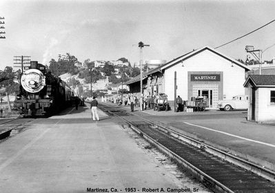 The original Martinez Train Depot. Click for full size. The original Martinez Train Depot image. Click for full size.