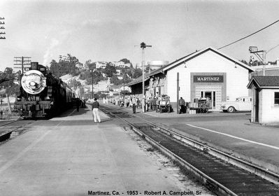 The original Martinez Train Depot image. Click for full size.