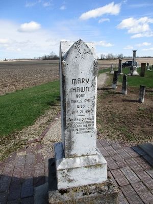 Mitchell Cemetery Stone #1 Marker. Click for full size. Mitchell Cemetery Stone #1 Marker image. Click for full size.