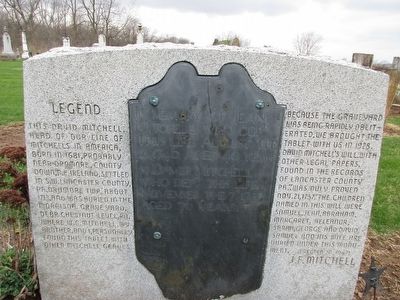 Mitchell Cemetery Stone #3 Marker. Click for full size. Mitchell Cemetery Stone #3 Marker image. Click for full size.