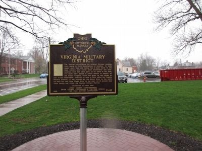 Virginia Military District Marker. Click for full size. Virginia Military District Marker image. Click for full size.
