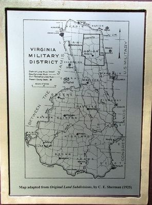 Virginia Military District Marker. Click for full size. Virginia Military District Marker image. Click for full size.