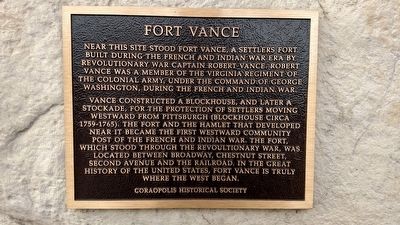 Fort Vance Marker image. Click for full size.