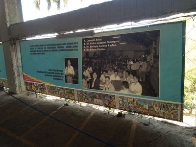 Exhibition on Dr. Pedro Chamorro and other prisoners at Loma de Tiscapa. Click for full size. Exhibition on Dr. Pedro Chamorro and other prisoners at Loma de Tiscapa image. Click for full size.