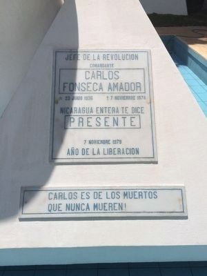 Tomb of Carlos Fonseca Amador Marker image. Click for full size.